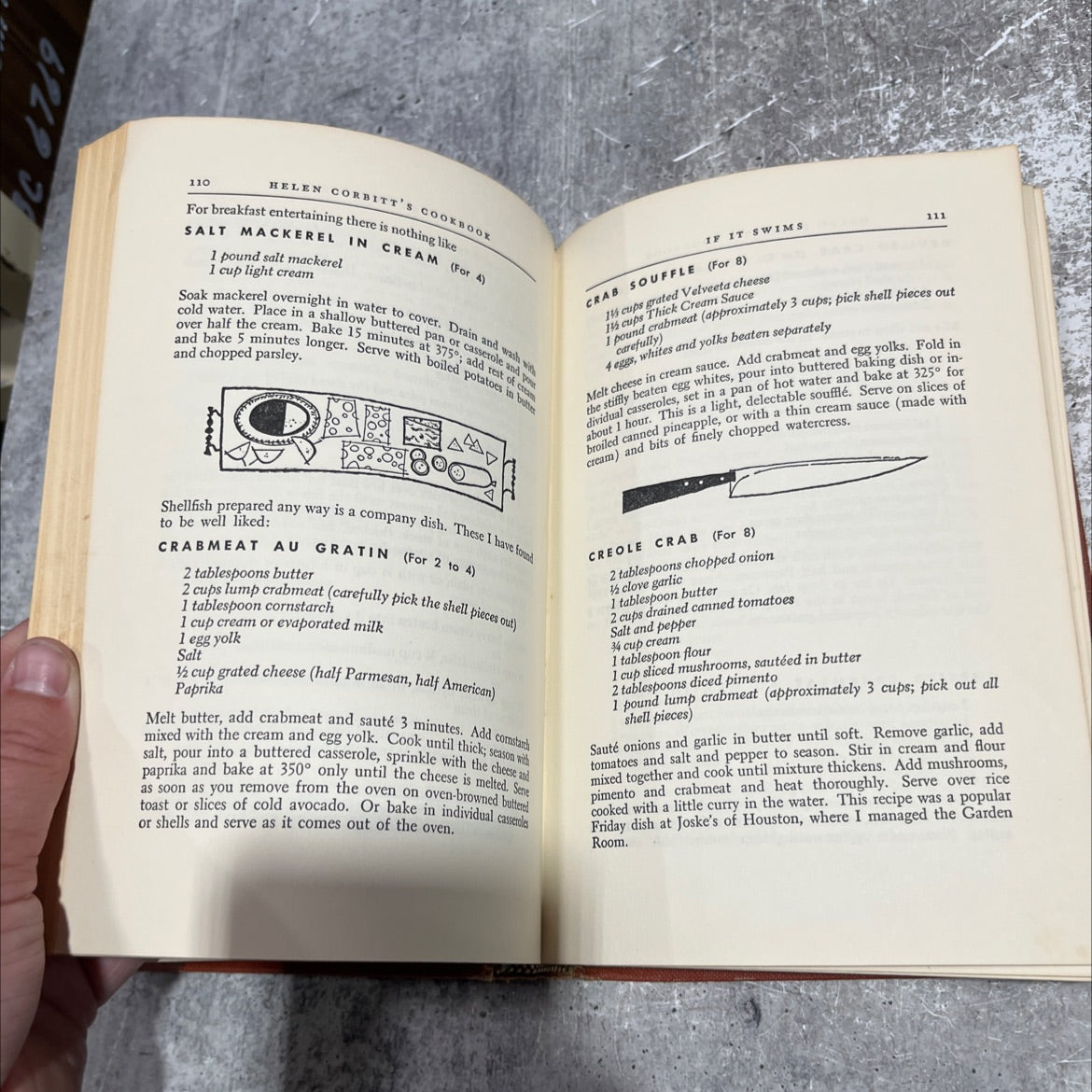 helen corbitt's cookbook book, by helen corbitt, 1957 Hardcover image 4