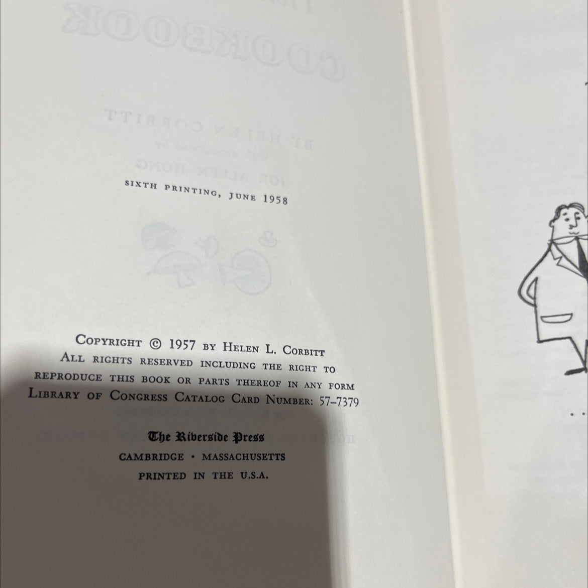 helen corbitt's cookbook book, by helen corbitt, 1958 Hardcover image 3