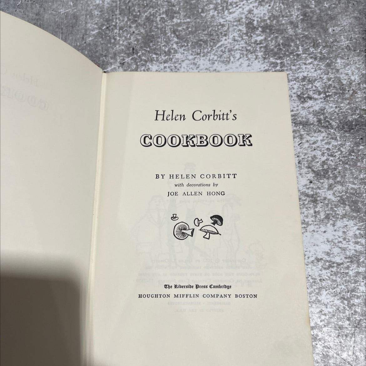 helen corbitt's cookbook book, by helen corbitt, 1958 Hardcover image 2