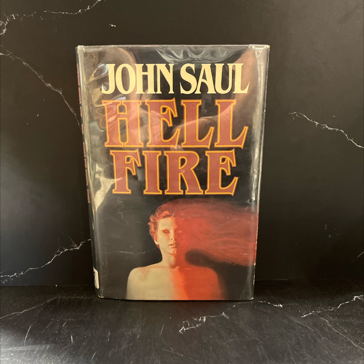 hellfire book, by John Saul, 1986 Hardcover image 1