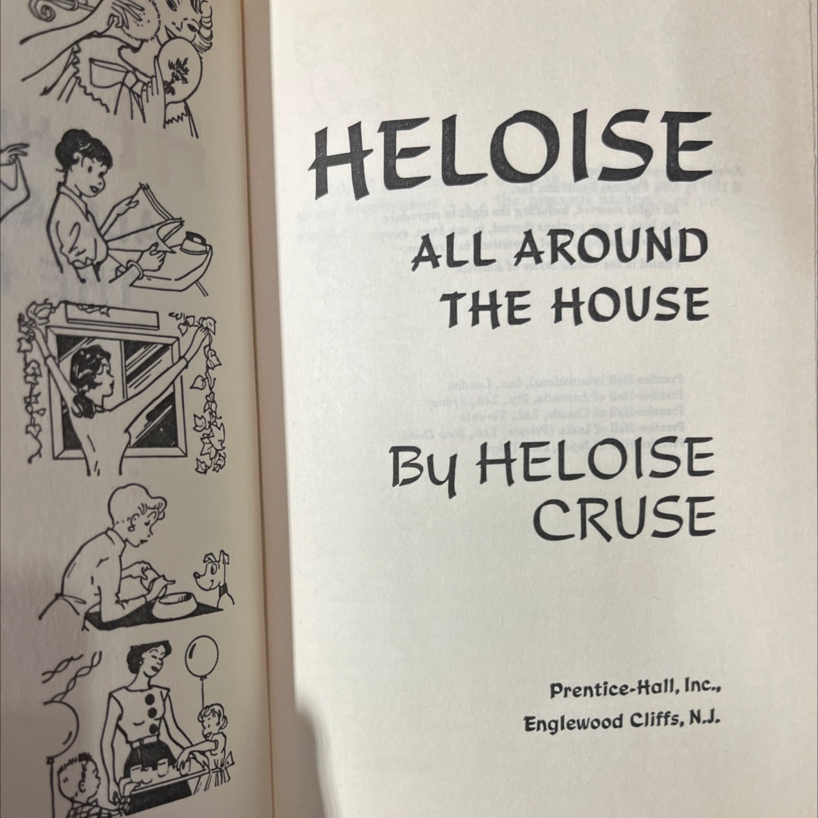 heloise all around the house book, by heloise cruse, 1965 Hardcover image 2
