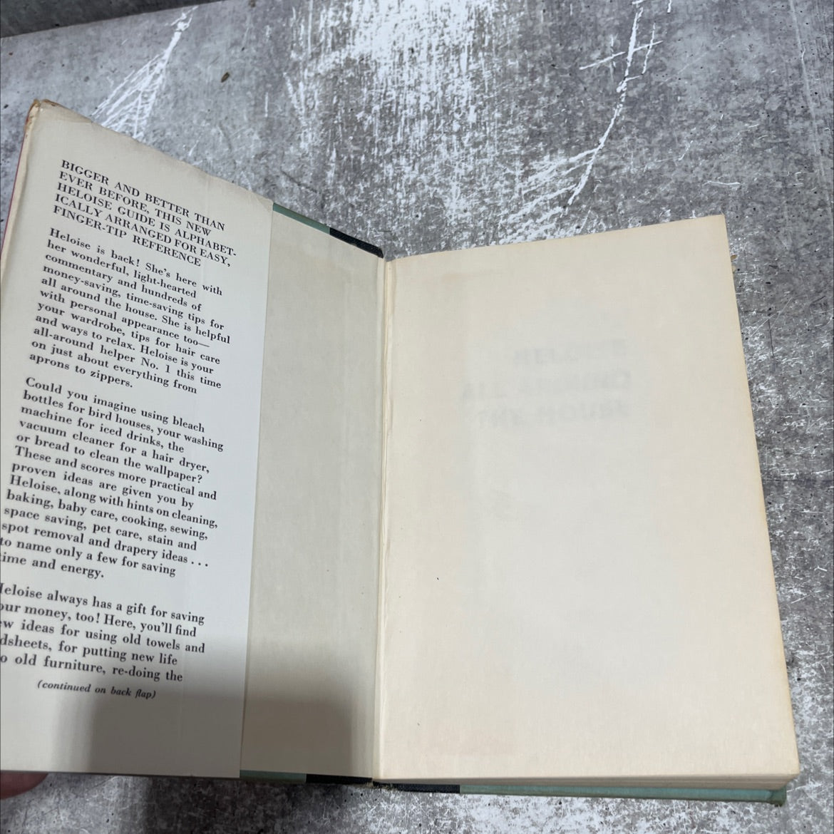 heloise all around the house book, by heloise cruse, 1965 Hardcover image 4