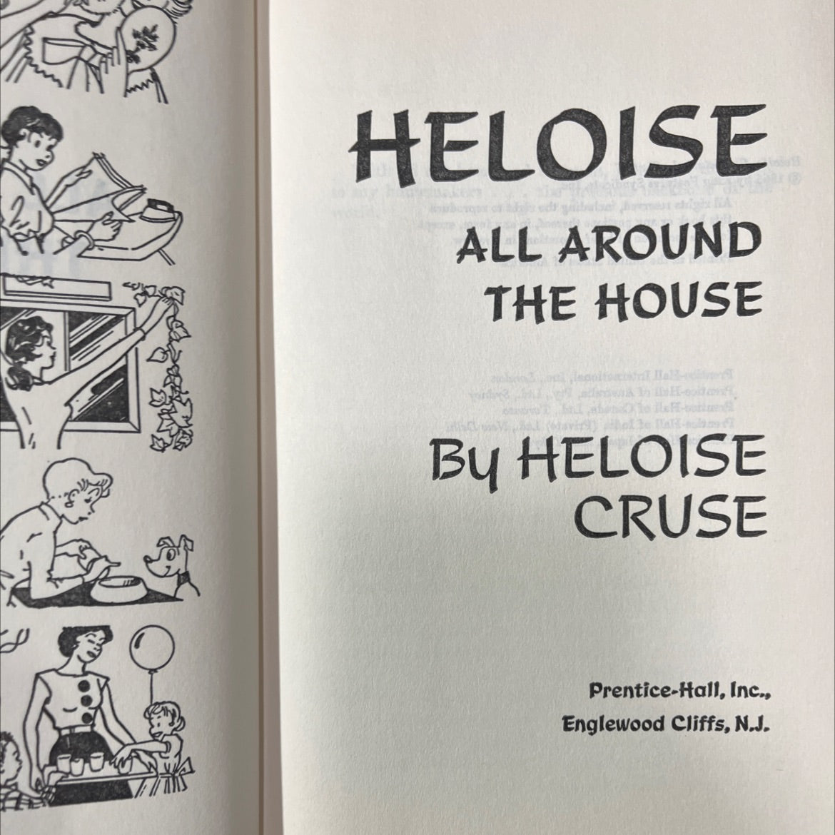 heloise all around the house book, by heloise cruse, 1965 Hardcover image 2
