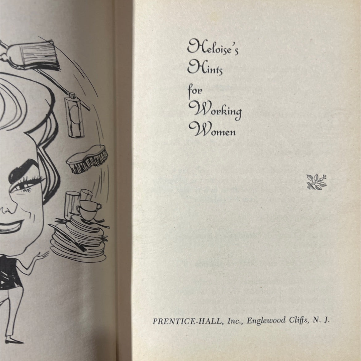 heloise's hints for working women book, by heloise, 1970 Hardcover image 2