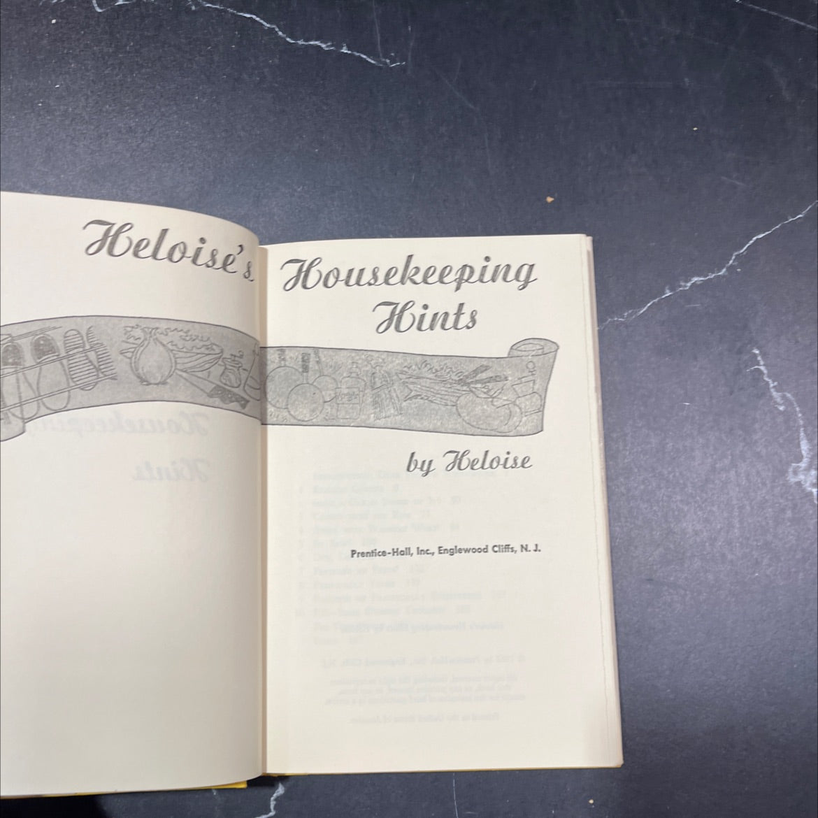 heloise's housekeeping hints book, by heloise, 1962 Hardcover image 2