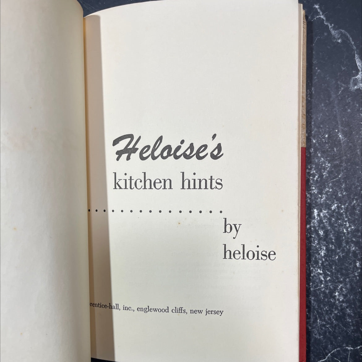 heloise's kitchen hints book, by heloise, 1963 Hardcover image 2