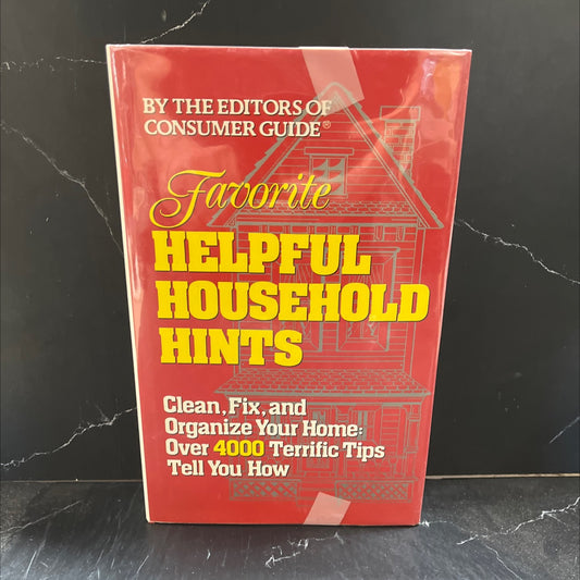 helpful household hints book, by editors of consumer guide, 1986 Hardcover image 1