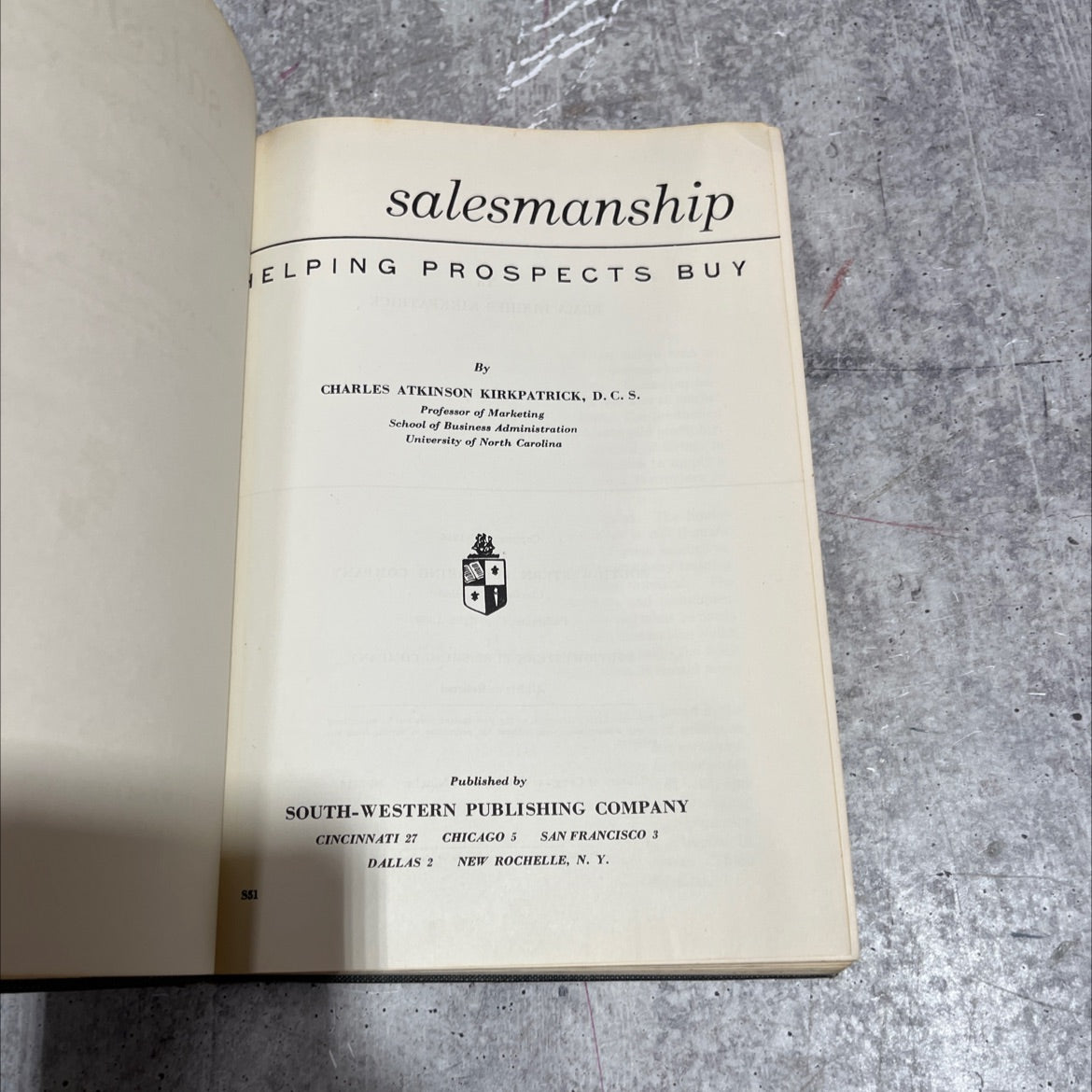 helping prospects buy book, by charles atkinson kirkpatrick, 1956 Hardcover image 2