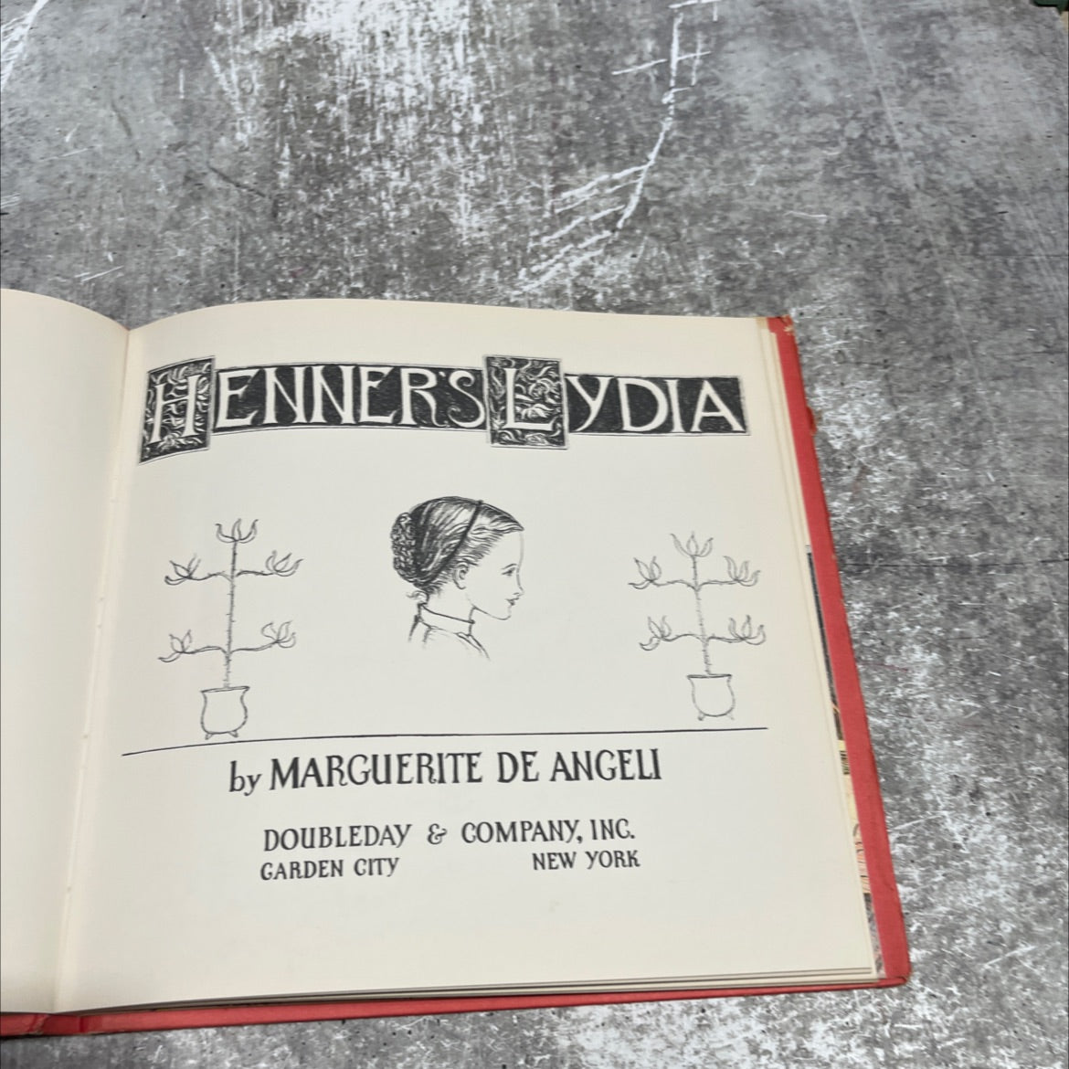 henners lydia book, by marguerite de angeli, 1936 Hardcover image 2