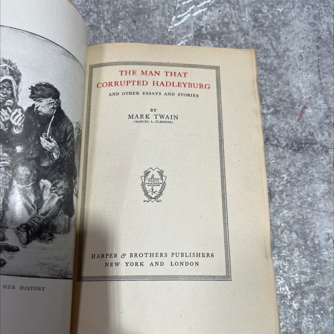her history the man that corrupted hadleyburg and other essays and stories book, by mark twain (samuel l. clemens), image 2