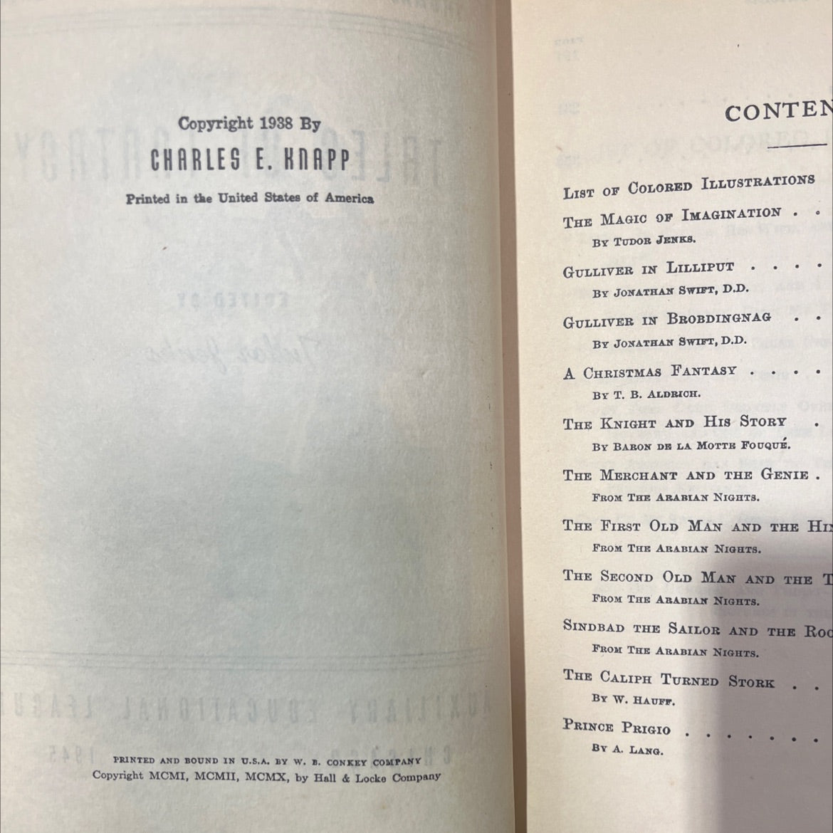 her book, by thomas bailey aldrich, 1945 Hardcover image 3