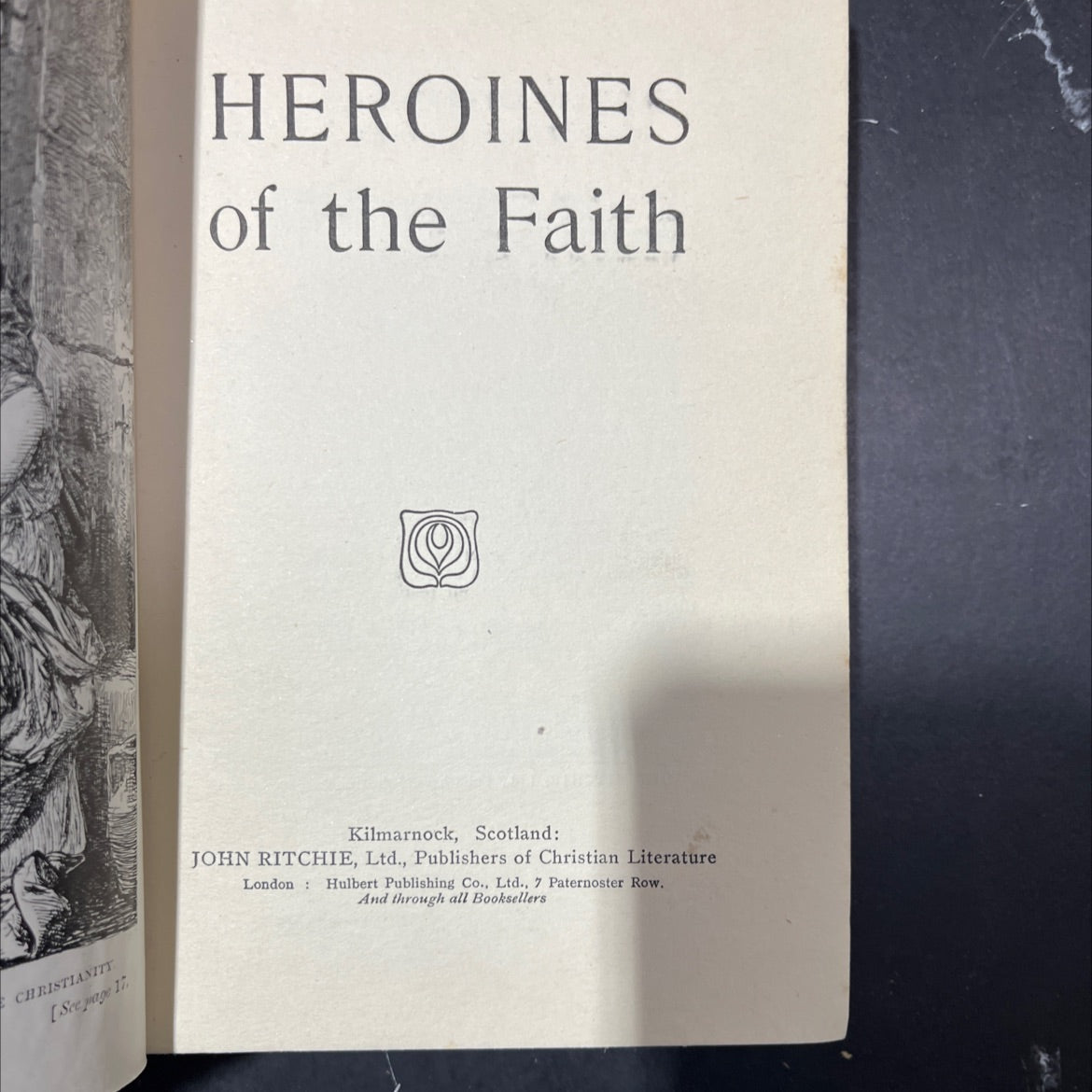 heroines of the faith book, by unknown, 1970 Hardcover image 2