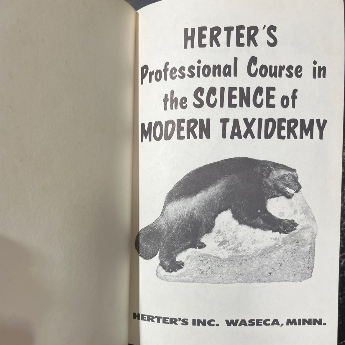 herter's professional course in the science of modern taxidermy book, by george leonard herter, myron e. barrie, 1973 image 2