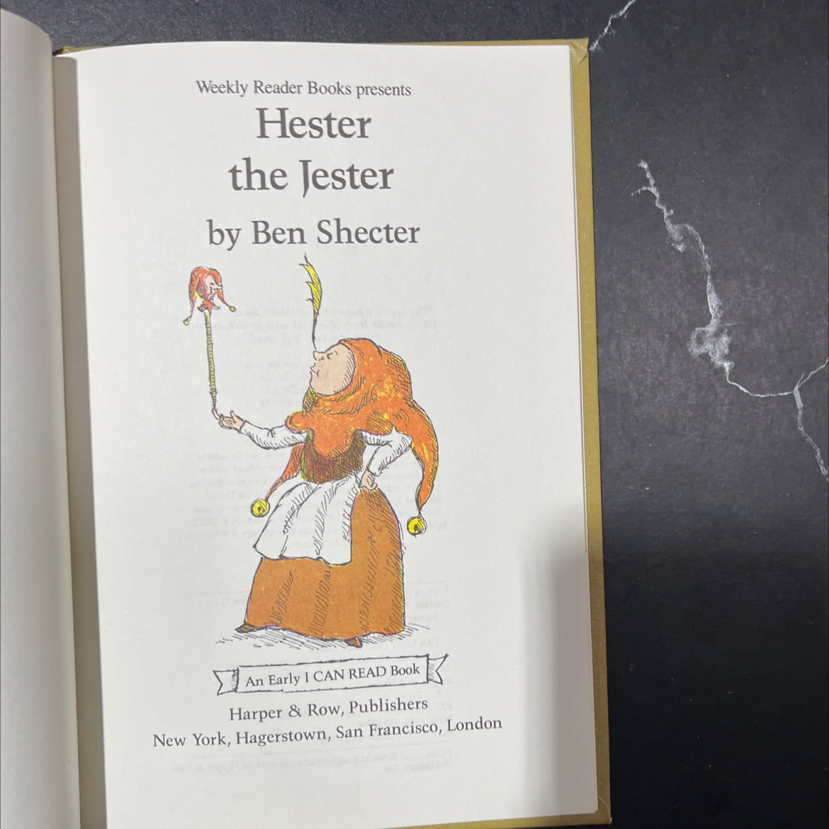 hester the jester book, by ben shecter, 1977 Hardcover image 2