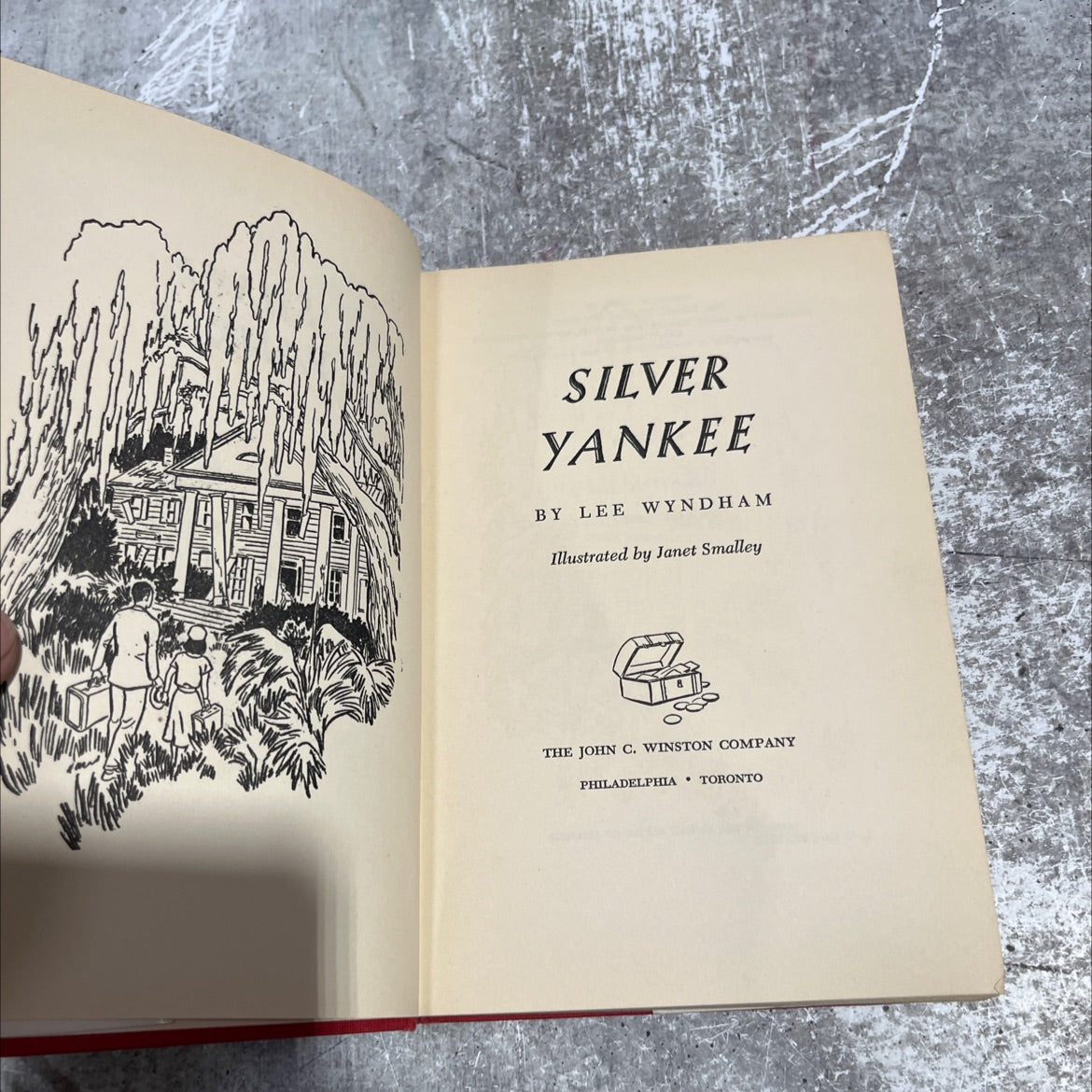 SIGNED hh silver yankee book, by lee wyndham, 1953 Hardcover, First Edition, Vintage image 2