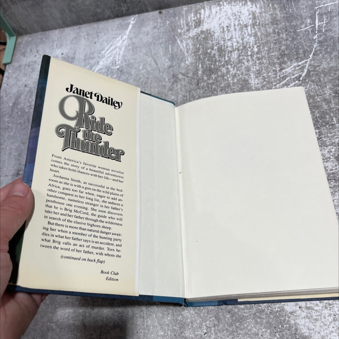 hide the hmider book, by Janet Dailey, 1980 Hardcover image 4
