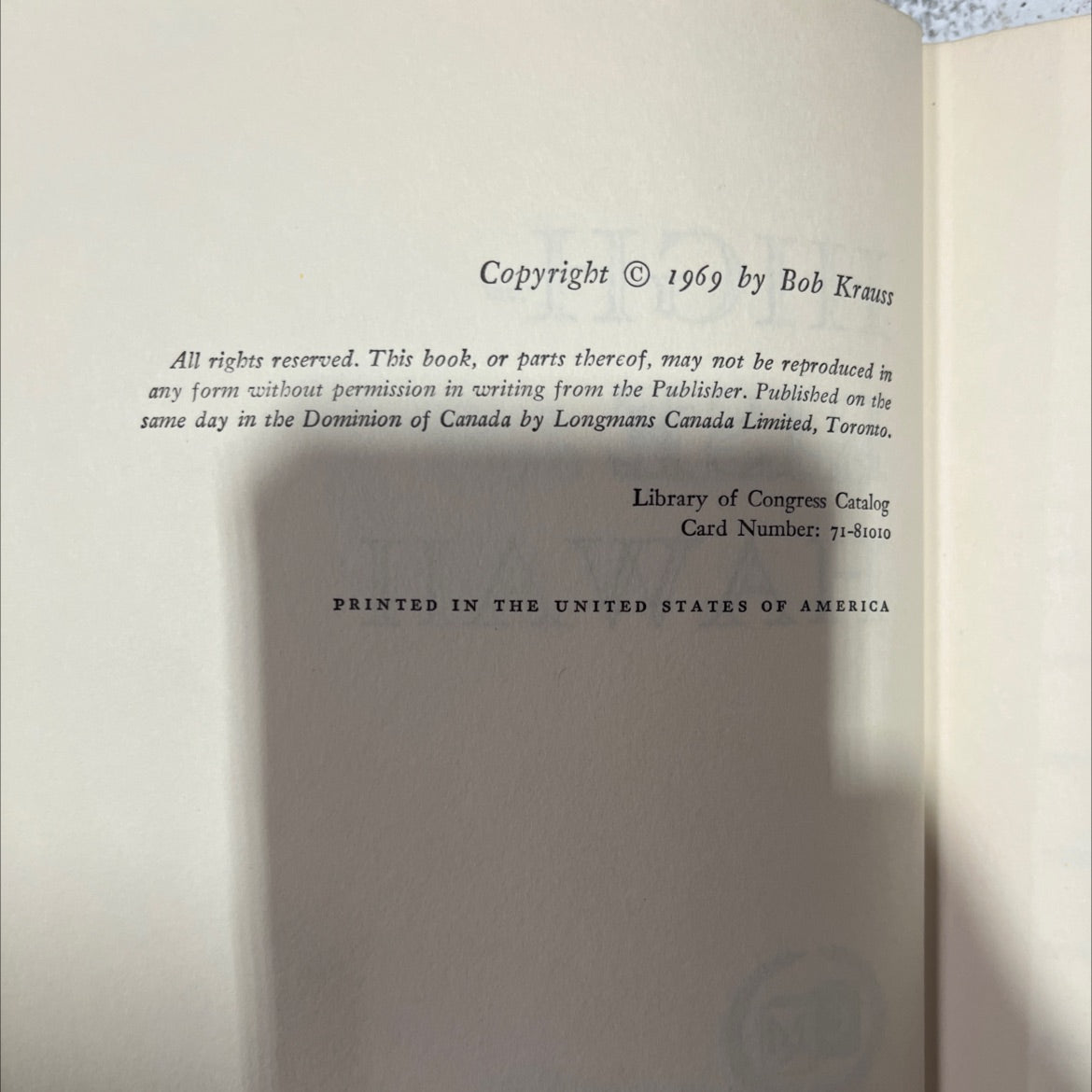 SIGNED high-rise hawaii book, by Bob Krauss, 1969 Hardcover, First Edition, Vintage image 3