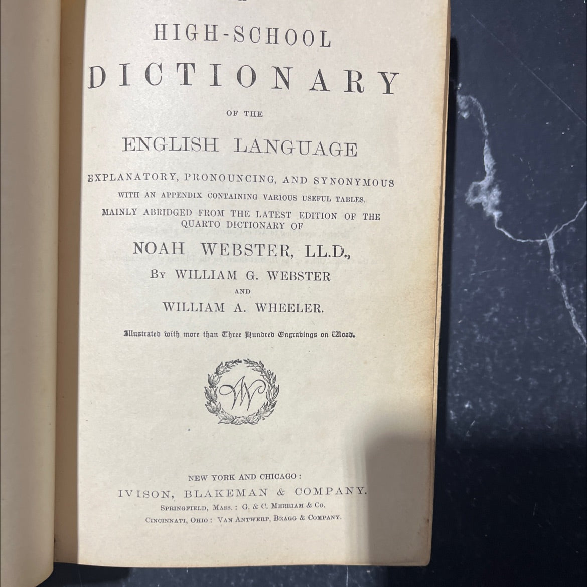 high-school dictionary of the english language explanatory, pronouncing, and synonymous with an appendix containing image 2