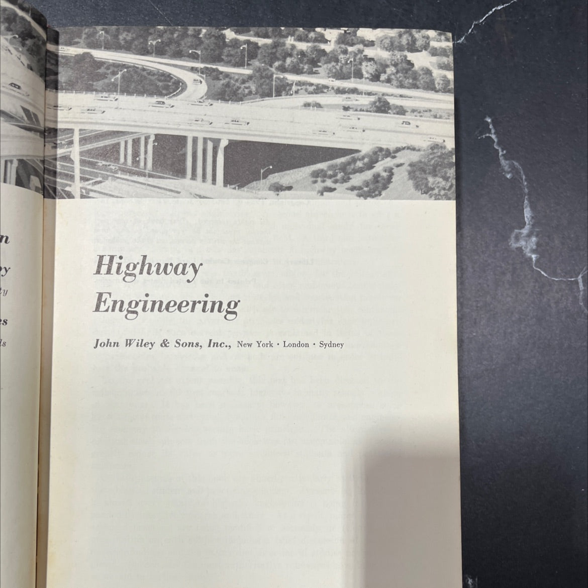 highway engineering book, by unknown, 1963 Hardcover image 2