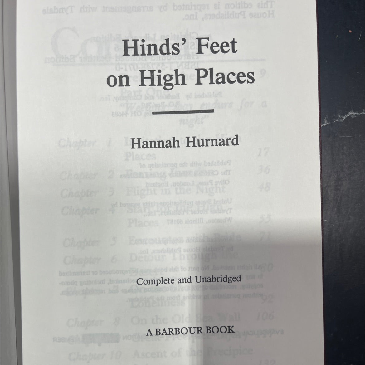 hinds' feet on high places book, by hannah hurnard, 1977 Hardcover image 2
