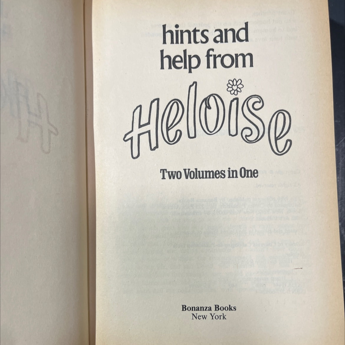 hints and help from heloise book, by Heloise, 1986 Hardcover image 2