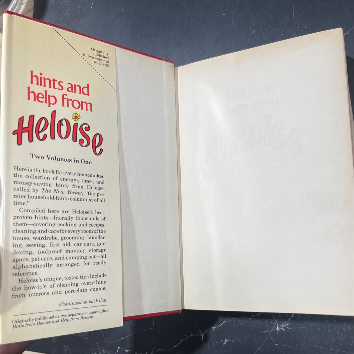 hints and help from heloise book, by Heloise, 1986 Hardcover image 4