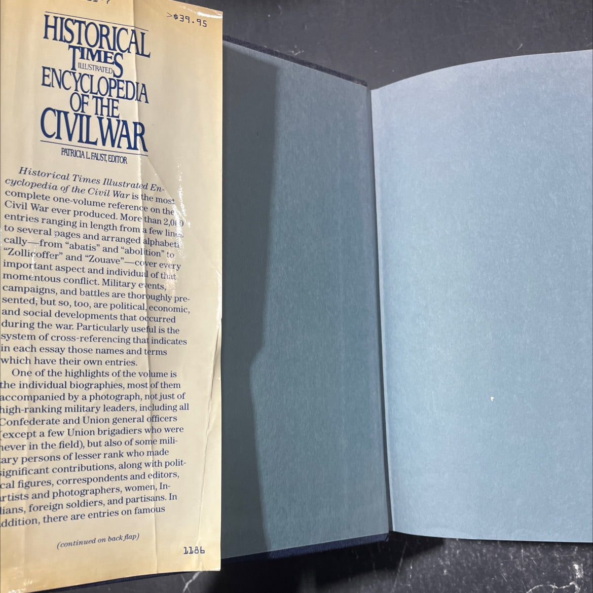 historical times illustrated encyclopedia of the civil war book, by patricia l. faust, 1986 Hardcover image 4