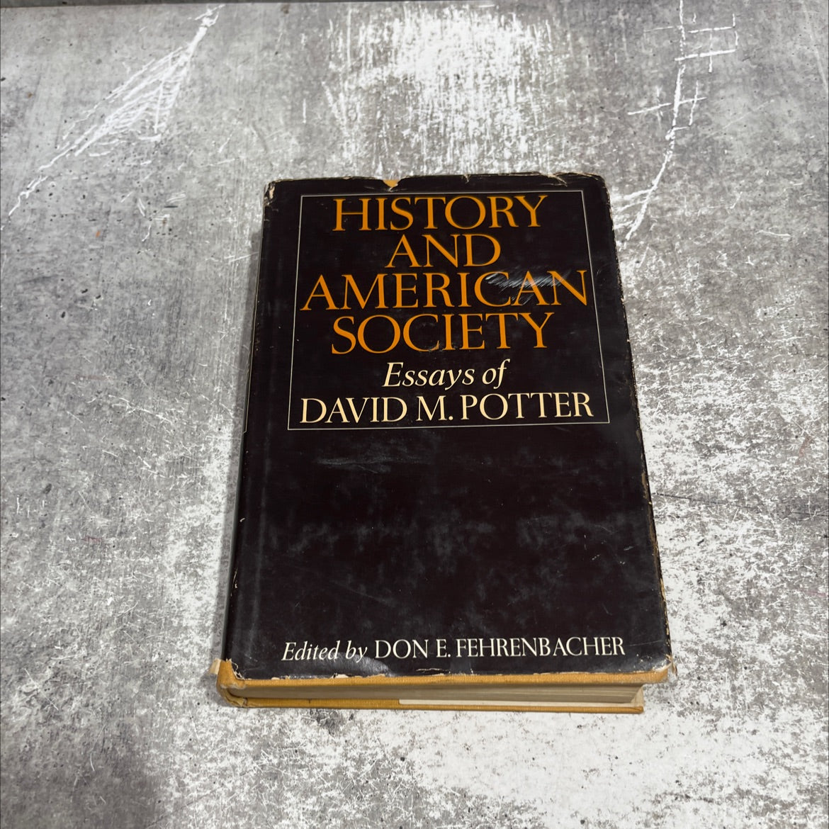 history and american society essays of david m. potter book, by david m. potter, 1973 Hardcover image 1