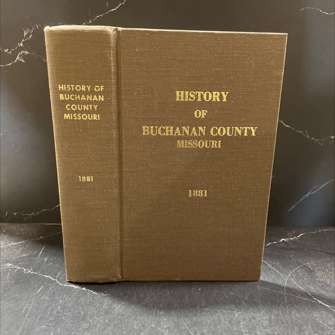 history of buchanan county book, by unknown, 1973 Hardcover image 1