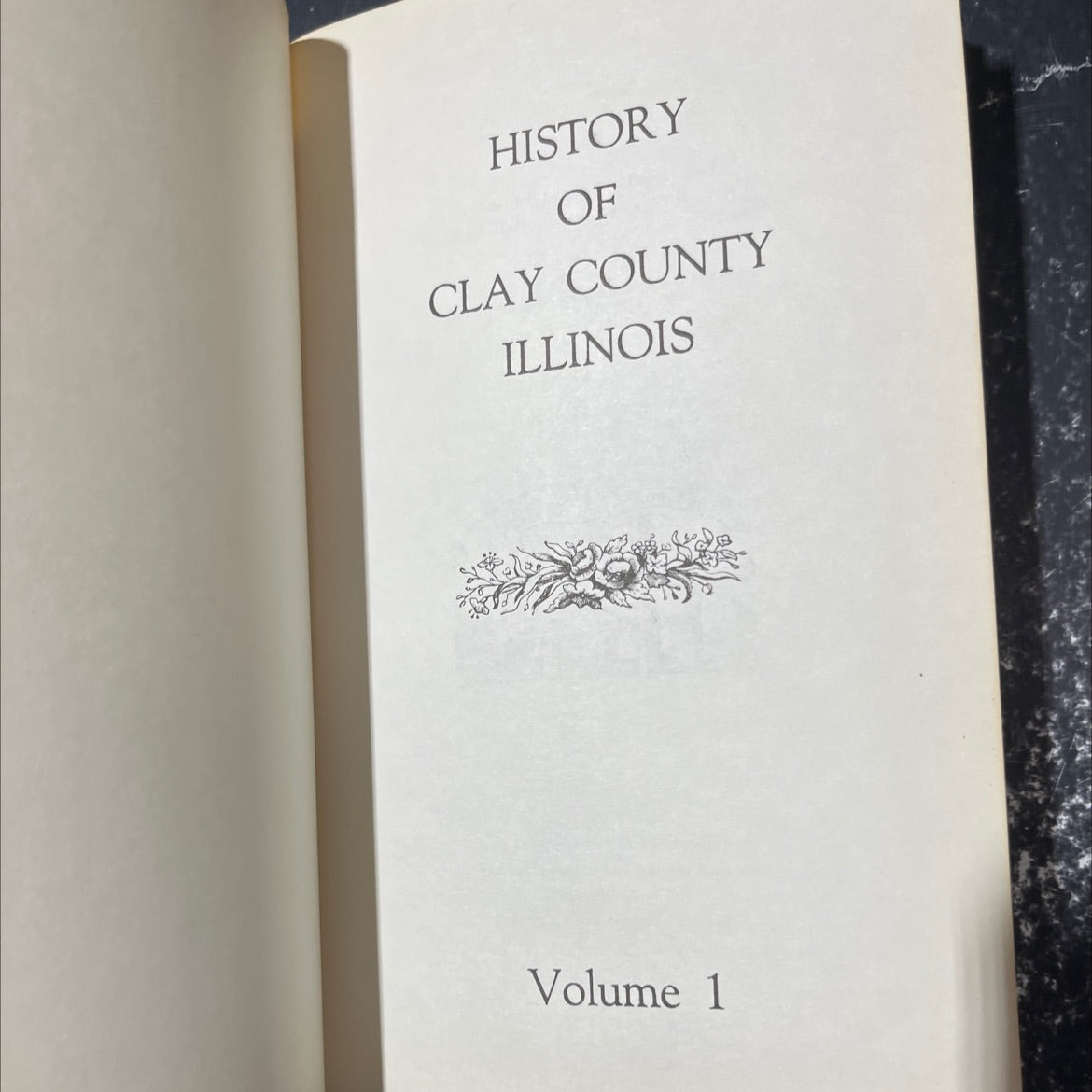 history of clay county illinois volume 1 book, by unknown, 1969 Hardcover image 2