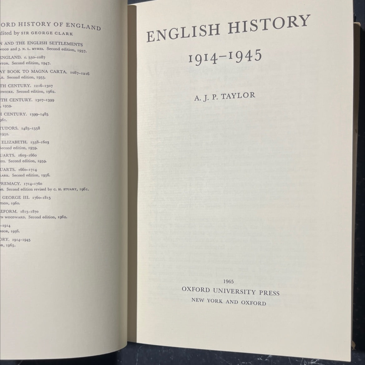 history of england book, by sir george clark and j. n. l. myres, 1965 Hardcover image 2