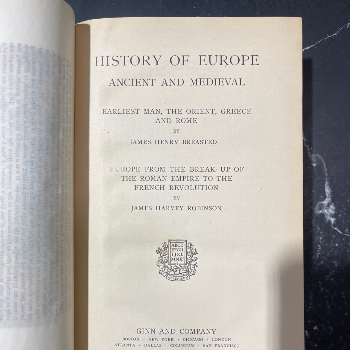 history of europe ancient and medieval earliest man, the orient, greece and rome book, by james henry breasted, james image 2