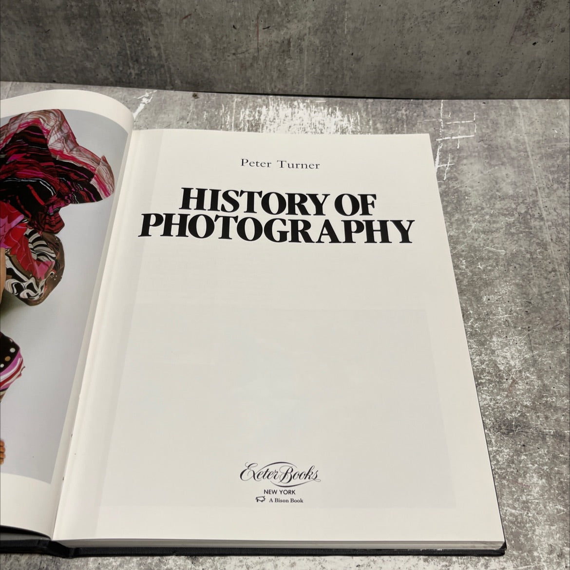 history of photography book, by Peter Turner, 1987 Hardcover image 2