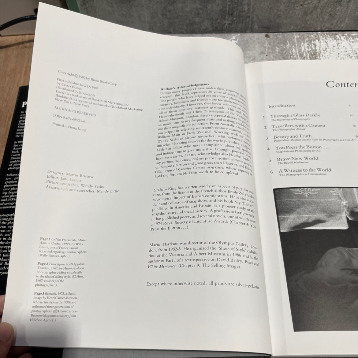 history of photography book, by Peter Turner, 1987 Hardcover image 3