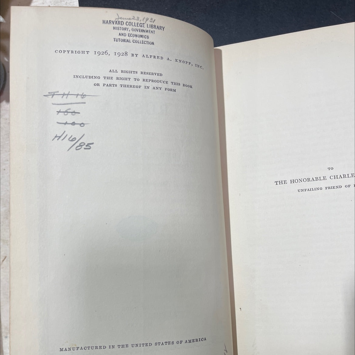 history of russia book, by albert h. scott and bernard pares, 1931 Hardcover image 3