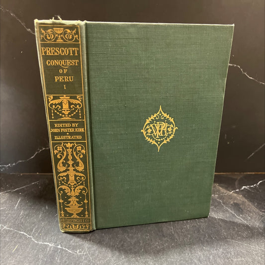 history of the conquest of peru book, by william h. prescott, 1902 Hardcover image 1
