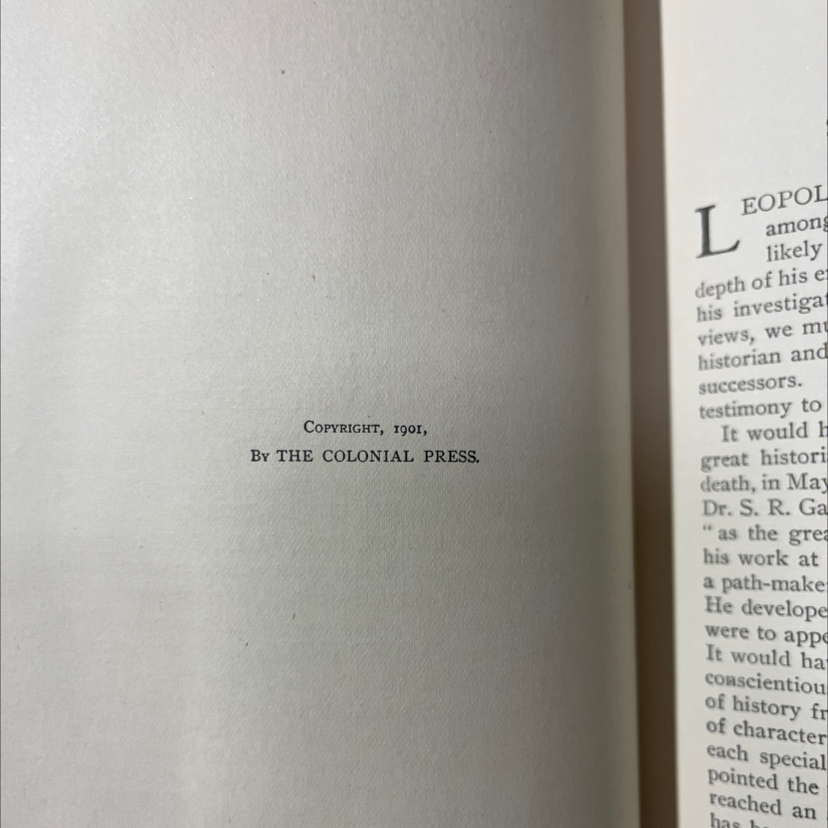 history of the popes their church and state book, by leopold von ranke, 1901 Leather image 3
