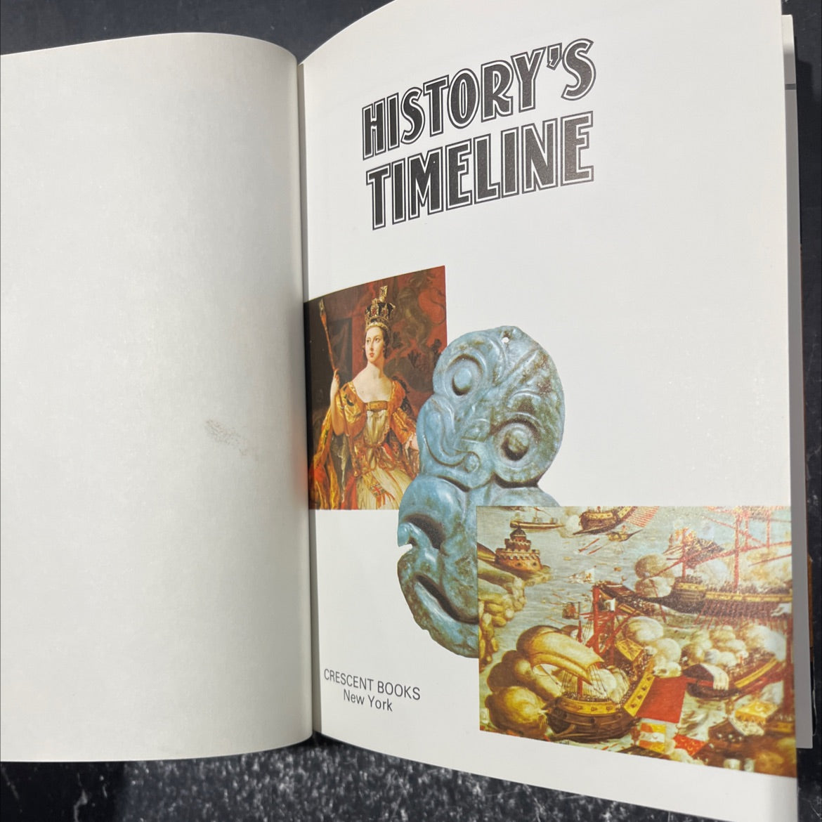 history's timeline book, by fay franklin, jean cooke, ann kramer, theodore rowland-entwistle, 1981 Hardcover image 2