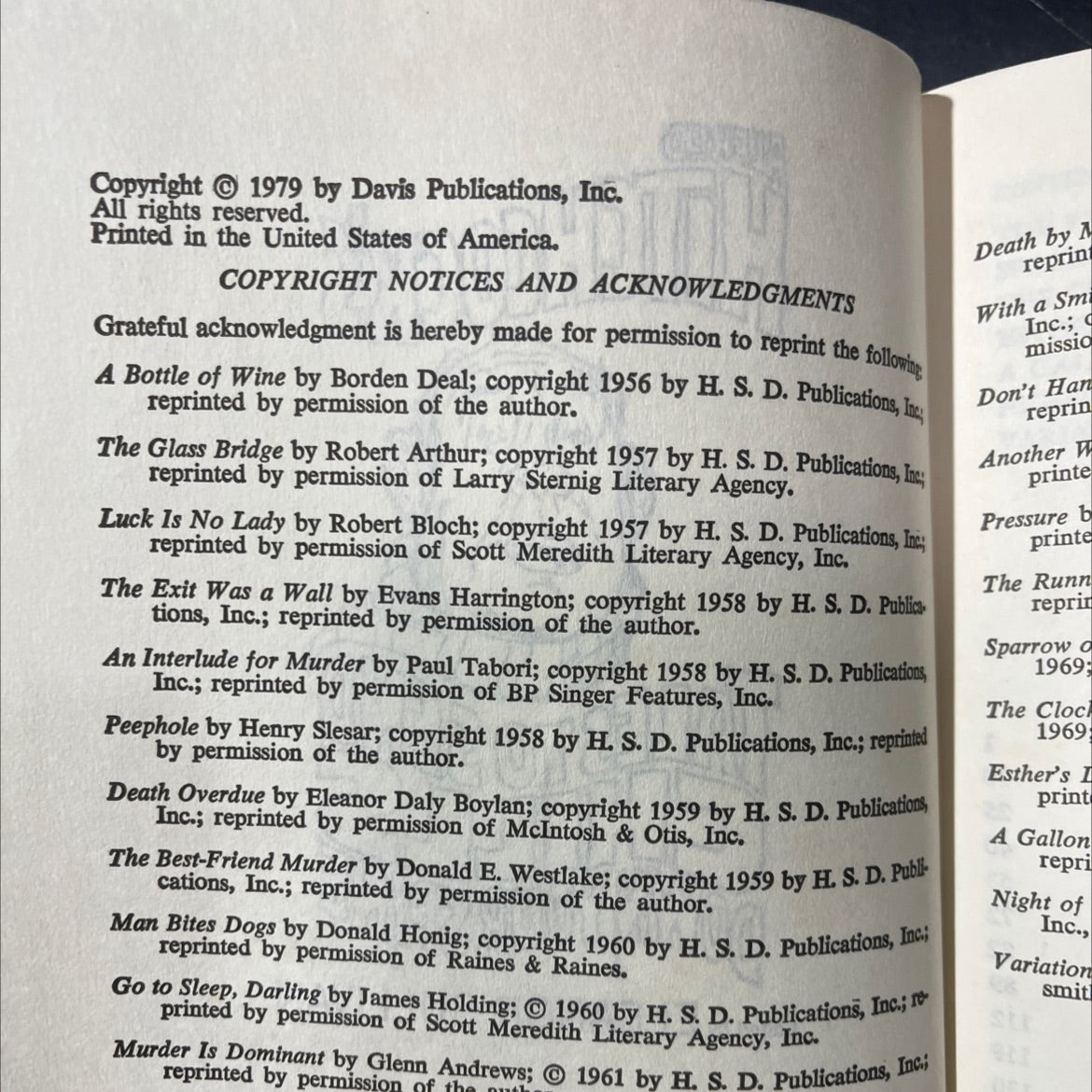 hitchcock's tales tend to chills down your spine book, by unknown, 1979 Hardcover image 3