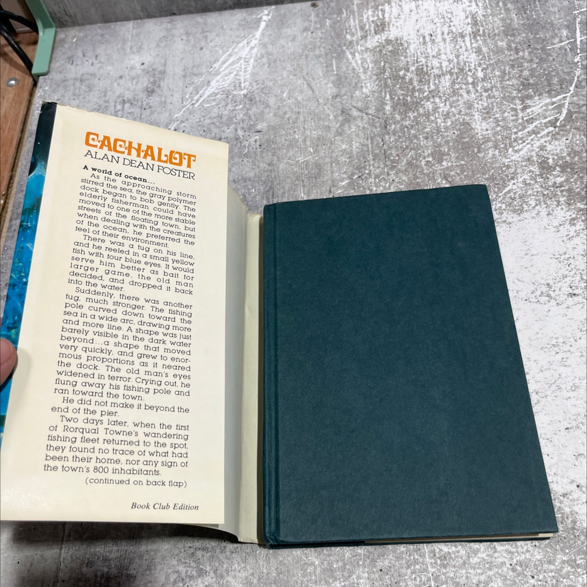 hoad cachalot book, by alan dean foster, 1980 Hardcover image 4