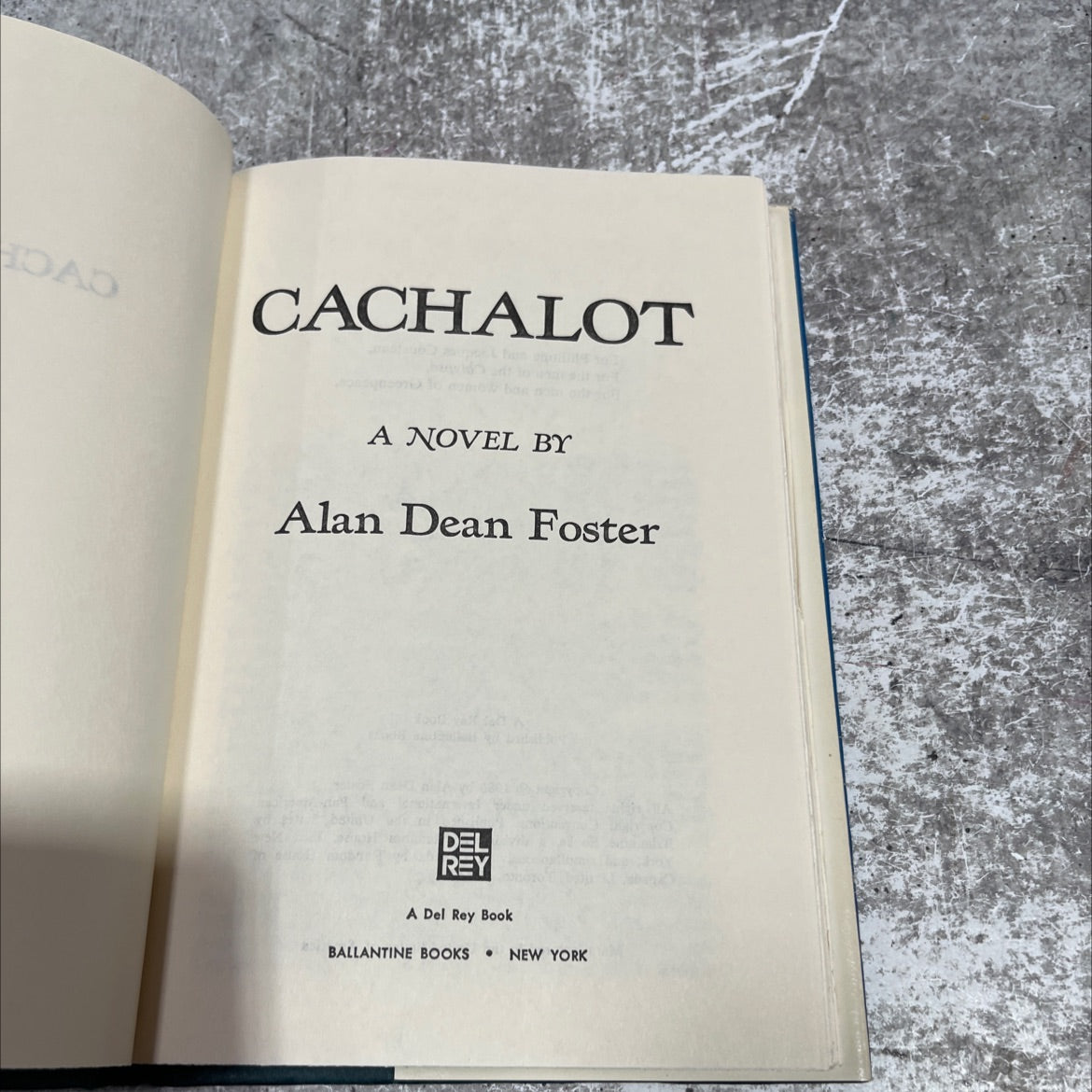 hoad cachalot book, by alan dean foster, 1980 Hardcover image 2