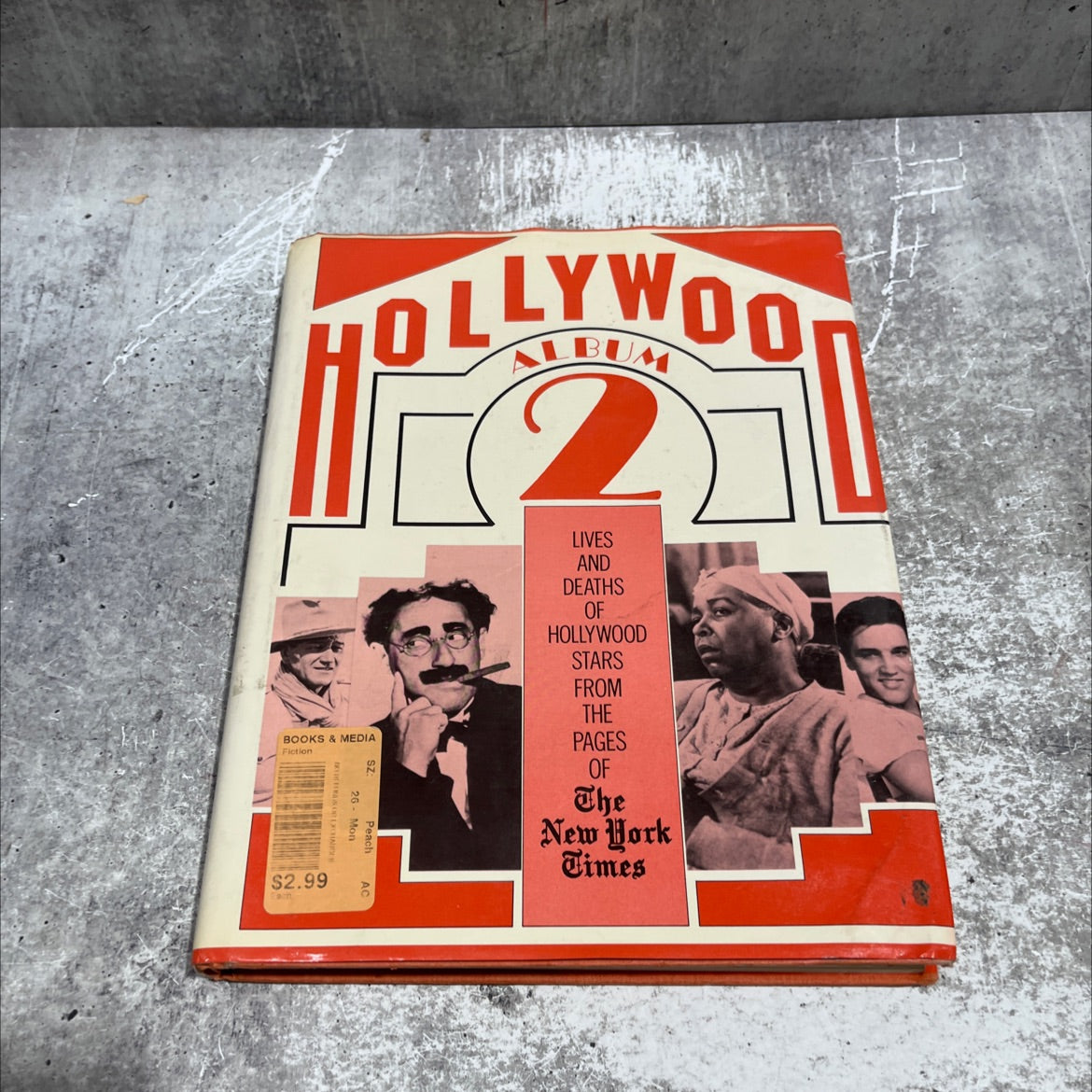 hollywood album 2 lives and deaths of hollywood stars from the pages of the new york times book, by arleen keylin, 1979 image 1
