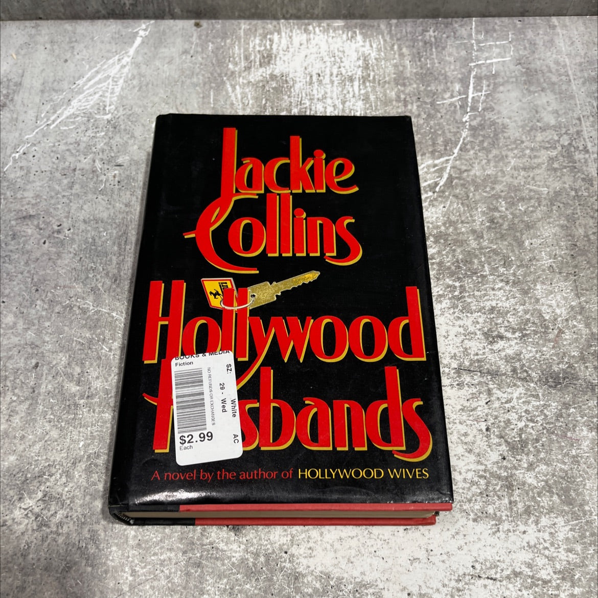 hollywood husbands book, by jackie collins, 1986 Hardcover image 1