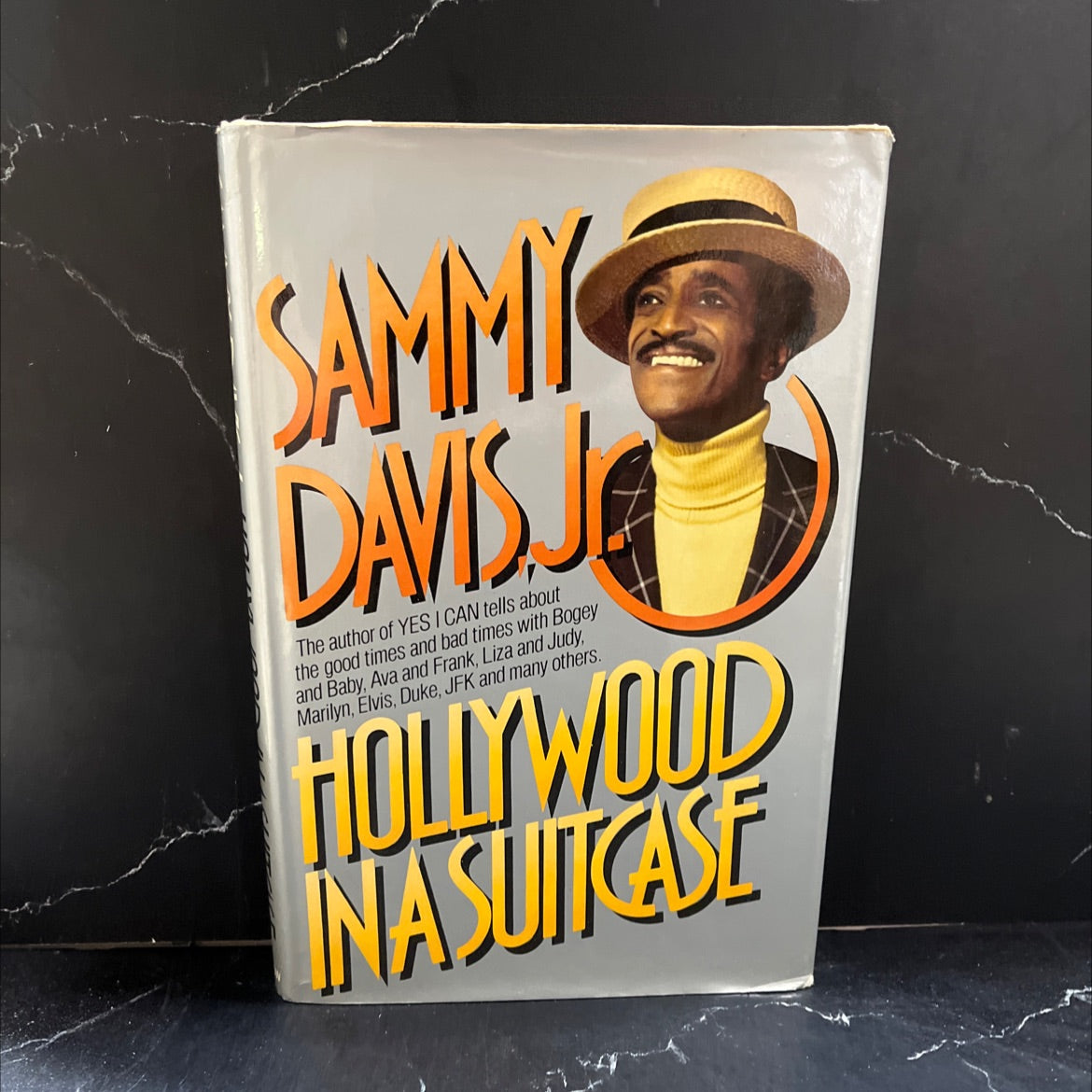 hollywood in a suitcase book, by sammy davis jr., 1980 Hardcover image 1