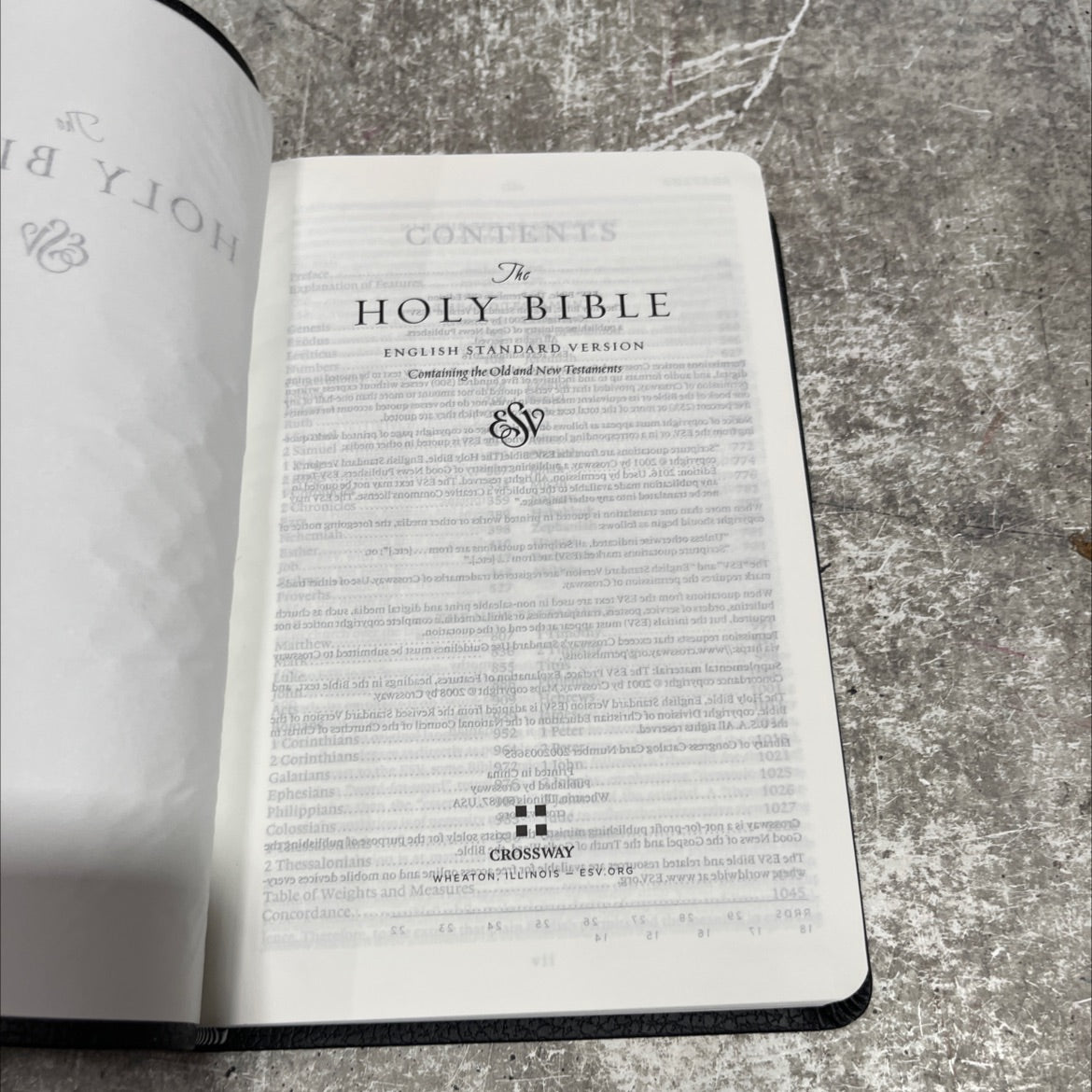 holy bible, english standard version book, by unknown, 2016 Leather image 2