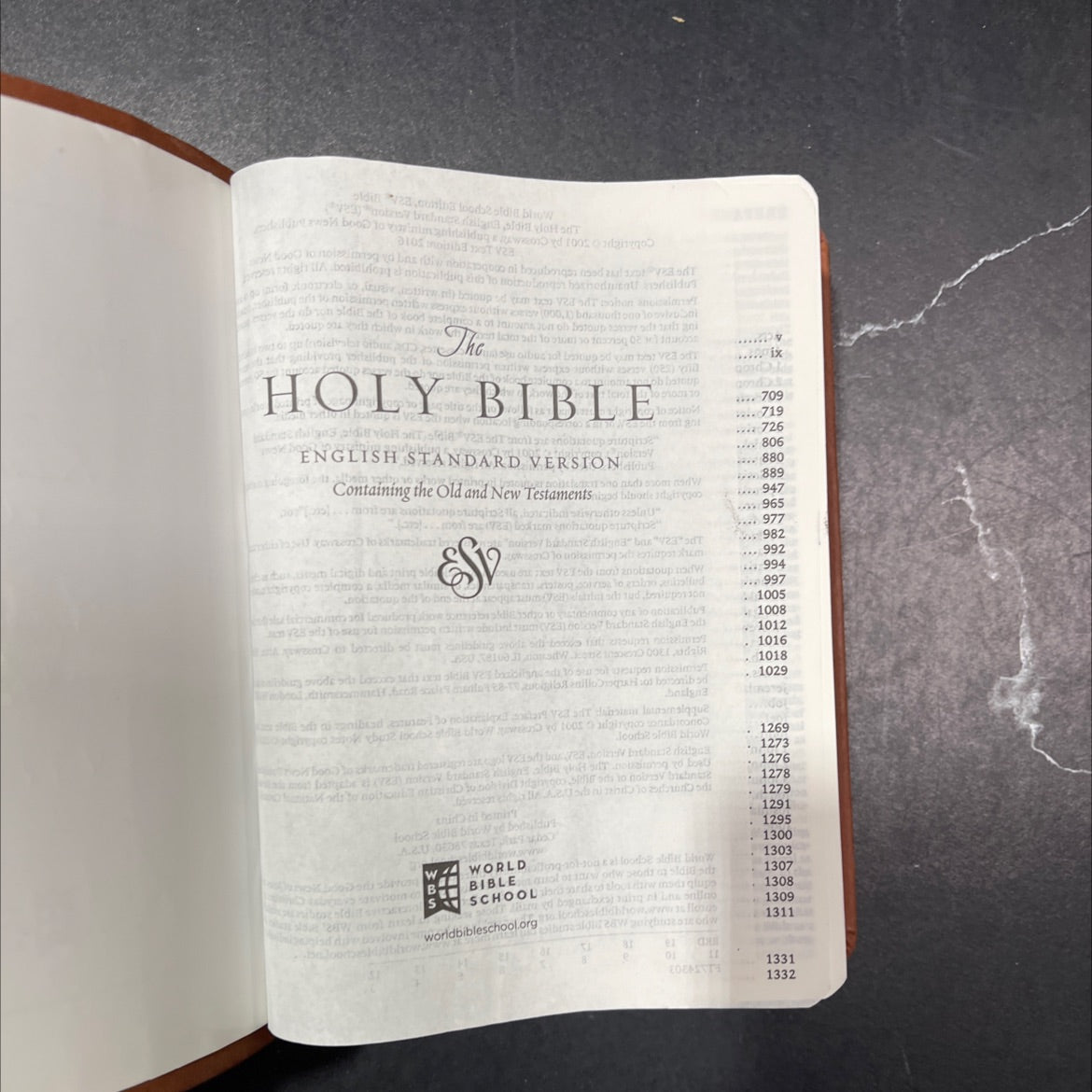 holy bible, english standard version book, by unknown, 2016 Leather image 2