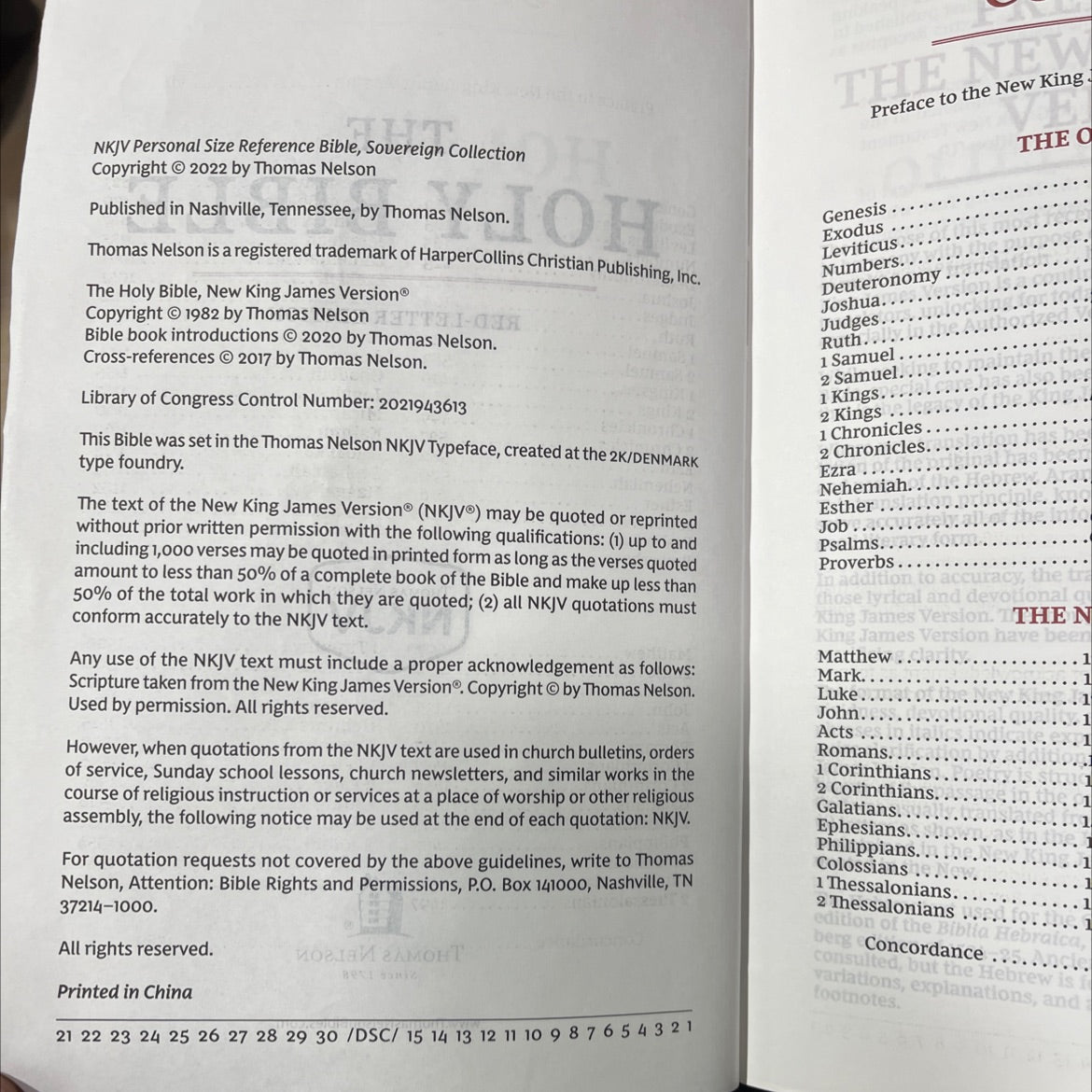 holy bible, new king james version book, by unknown, 2022 Hardcover image 3