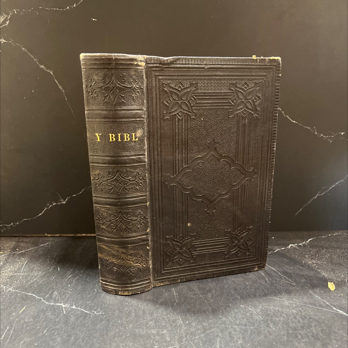 holy bible, old testament and new testament book, by unknown, 1882 Leather image 1