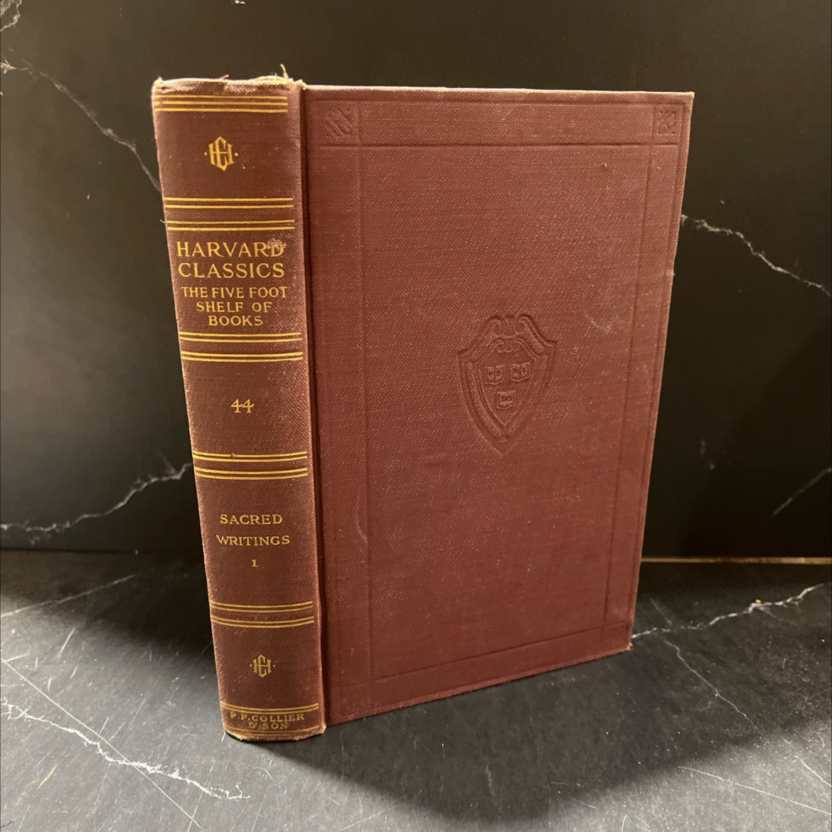 holy bible: sacred writings in two volumes volume i confucian hebrew christian (part i) book, by unknown, 1910 Hardcover image 1