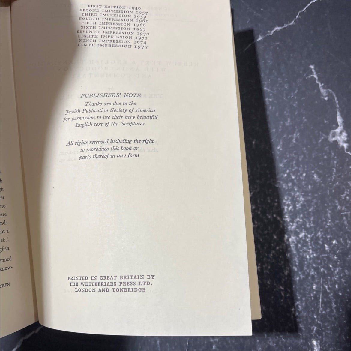 holy bible: samuel book, by rev. dr. s. goldman, 1970 Hardcover image 3